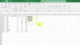 Excel Notes #1 How to Add a Note