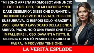 Il figlio del CEO mi ha licenziato io l’ho ringraziato e il karma ha fatto il resto