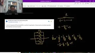 JEE MAIN PHYSICS PYQ: 43- cutting of wire and parallel combination of cut resistors