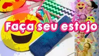 DIY - FAÇA SEU ESTOJO - Volta as Aulas - por Prih Gomes