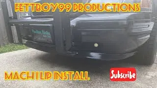 Crown Vic Mach 1 lip install!!!