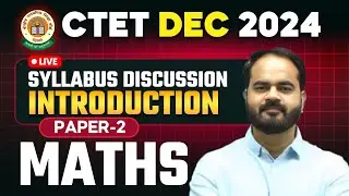 CTET 15th Dec 2024 Maths Introduction Class by Uday Sir