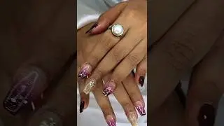 Durga Puja Special 🙈❤️ ( Late Post 🙃 ) || #nails #nailart #pujaspecial #reels #shorts #shortsvideo