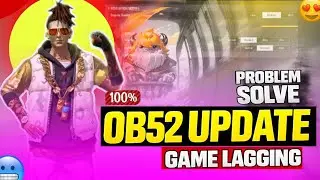 OB52 Update Ke Baad Free Fire Lagging Problem Solve 😱 | 90% Lag Fix Settings 🔥 | No App #freefire 