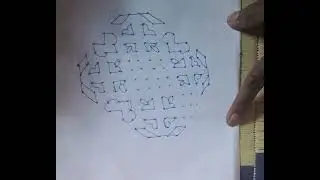 14*4*4 చుక్కలముగ్గు 