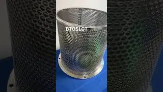 Stainless steel wedge wire screen and perforated mesh filter cylinders