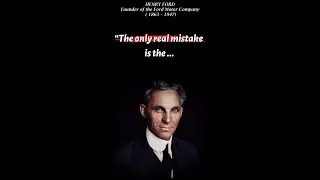 Henry Ford - 5 Famous Quotes About Success #shorts #quotes #success