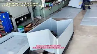 Automatic Plastic Pallet Sleeve Box Production Line High-Efficiency  Sustainable Packaging Equipment
