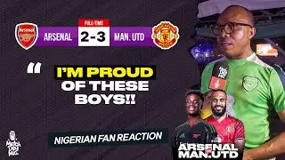Fan reaction: Arsenal 2-3 Man Utd: Top 4 assured for Utd. #premierleague #arsenal #manchesterunited