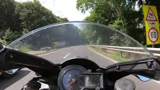 Kawasaki Ninja H2 szerpentin Bakony Csesznek