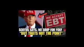 SCOTUS Extends Time For Trump To Cut SNAP Benefits | CRAZY It Even Got This Far