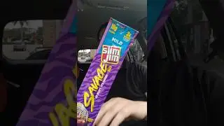 Slim Jim meat stick. Mild. Savage size. #food #review #tastetest