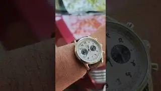 #DWC Devnagari Mecha-Quartz Chrono with #Barton watch band