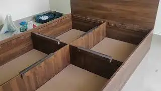Taurus Engineered Wood Bed with Storage | Wakefit | Bed Unboxing | Bed Installation