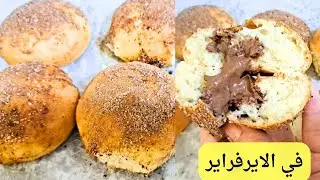دونات مخبوزه سهله وسريعه وخفيفه من غير زيت تماما
