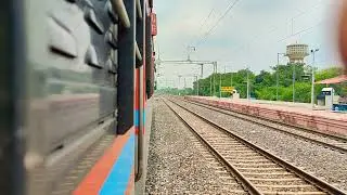 22656 Nizamuddin - Ernakulam Exp ovetaken by 22414 Goa Rajdhani Nizamuddin - Madgaon at 130kmph