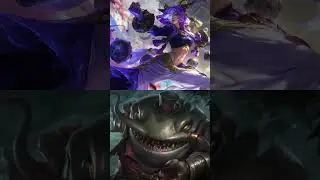 INTERA&Ccedil;&Atilde;O: Yunara e Tahm Kench #shorts #lol #3d