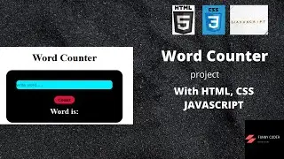 Javascript project: Word Counter || html css  javascript