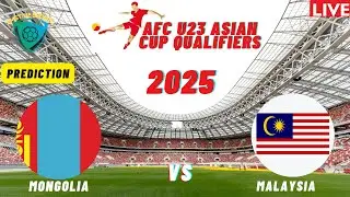 🔴MONGOLIA vs MALAYSIA LIVE SCORE | AFC U23 Asian Cup 2025 Qualifiers Commentary Update Today