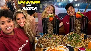 Shawarma with Jessica in New York 🇺🇲 - Irfan's View