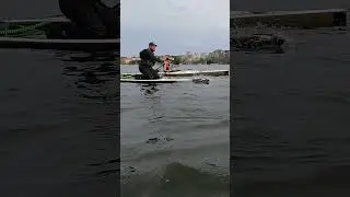 Event safety paddlers paddling forward - Itiwit X500, sea kayaks, Pakboat, Black Cat SUP