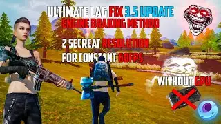 Pubg Mobile 3.5 Update Emulator Ultimate Lag Fix 🔧| Play without GPU 🔥💀