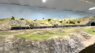 Brass MT-5 with Tsunami 2 sound pulls Peninsula commute train fast decent into the valley