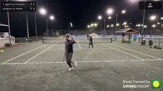 NTRP 3.5 men&rsquo;s tennis doubles. Best of 8 games, winter match 1 of 4, 1/11/23.