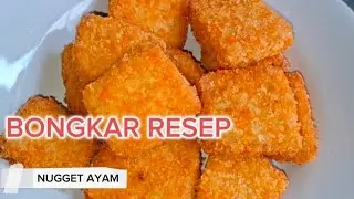 BONGKAR RESEP NUGGET AYAM ALA FROZEN FOOD || Nugget ayam hommade 100% daging asli 
