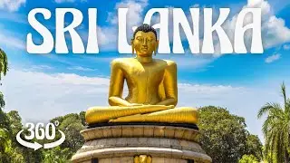 8K Unique South Asian immersion journey in SRI LANKA - 360 VR video