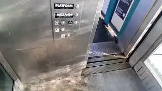 Staley hydraulic glass elevator at the 233rd Street 2, 5 station (Bronx, NY)