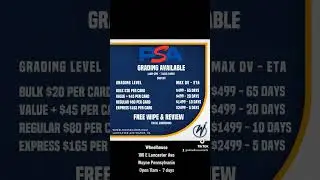 Have cards to grade? Wheelhouse can help. #psagrading #sgcgrading #sportscards #pokemon