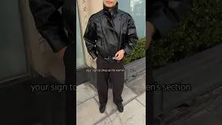 Wear THIS when you are lazy but still look sharp on the weekend - all black viral zara jacket