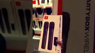 JBL 320 PARTY BOX PLUS 2 WIRELESS MICROPHONE USB.