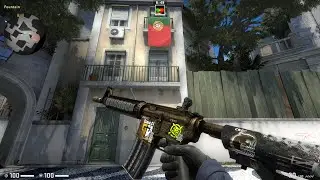 CSGO M4A4 Royal Paladin Battle Scarred