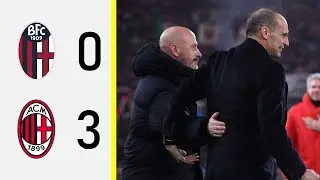 ALLEGRI TRAVOLGE UN BOLOGNA MENTALMENTE A PEZZI | Bologna-Milan 0-3