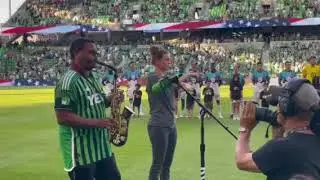 Mike Hamilton National Anthem Q2 Stadium 2023