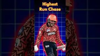 Highest Run Chase in IPL History 😱🔥 | Record-Breaking Chase #shorts