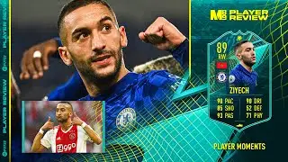 89 MOMENTS ZIYECH PLAYER REVIEW | FIFA 22 Ultimate Team