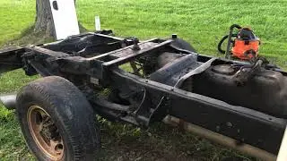 F350 2004 Frame Restoration Under the bed