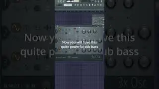 Try this POWERFUL Sub bass | FL Studio Tutorial