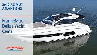 2019 Azimut Atlantis 43  I  238 Hours  I  MarineMax Dallas Yacht Center