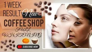 SKIN WHITENING COFFEE SOAP.ANTI-WRINKLE anti aging soap. 1 week results