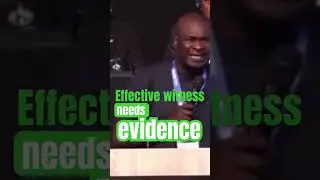 Effective witness #apostlejoshuaselman #evidence #witness