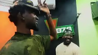 Black Sherif & Kojo Manuel perform Top Of The Morning inside YFM studios 