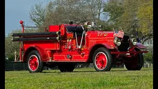 Captain Mike Morris and his 1925 Seagrave