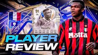 91 TEAM OF THE YEAR ICON DESAILLY PLAYER REVIEW - EA FC 26 ULTIMATE TEAM