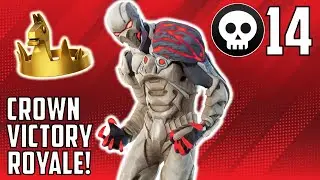 Fortnite Zero Build Gameplay Chapter 4 Season 3 Crown Victory Royale | 14 Kills