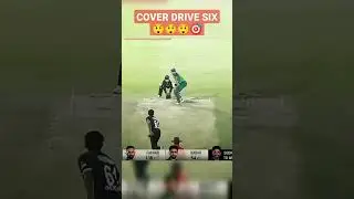 babar azam cover drive six 😲😲🎯 #ipl #cricketlovers #cricket #viralvideo #viral