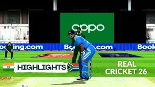 Real Cricket 26• India 🇮🇳 Vs South Africa 🇿🇦 | T20 Match Highlights | #realcricket26 #rc25 #rc26 